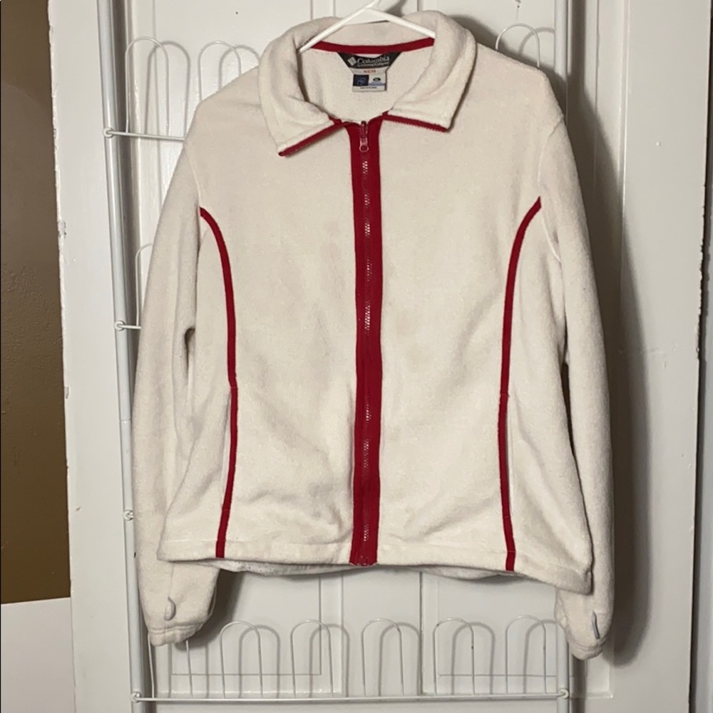 Columbia fleece zip up jacket size XL